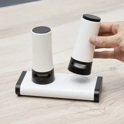 Gifi Salière et poivrière avec support aimanté| Vaisselle Et Accessoires De Table