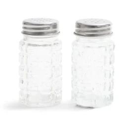 Conservation Alimentaire<Gifi Salière et poivrière de table en verre et inox 50ml