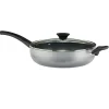 Cuisson<Gifi Sauteuse aluminium anti adhérente grise Ø 28