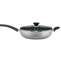 Cuisson<Gifi Sauteuse aluminium anti adhérente grise Ø 28