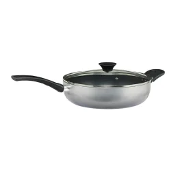 Cuisson<Gifi Sauteuse aluminium anti adhérente grise Ø 28