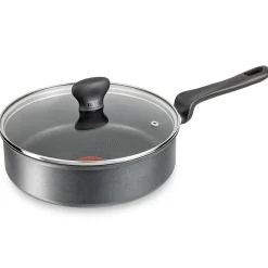 Cuisson<Gifi Sauteuse Tefal Simplissima noire ø 24 cm