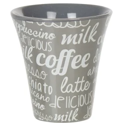 Vaisselle Et Accessoires De Table<Gifi Service à café faïence ardoise gris blanc 6 personnes