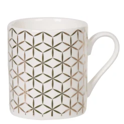 Vaisselle Et Accessoires De Table<Gifi Service à café faïence blanc rose or 6 personnes