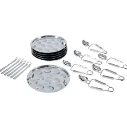 Gifi Service à escargots 18 pcs| Vaisselle Et Accessoires De Table
