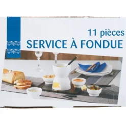 Petit Électroménager<Gifi Service à fondue 11 pièces