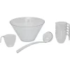 Gifi Service à punch en plastique transparent| Vaisselle Et Accessoires De Table