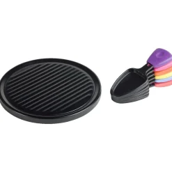 Petit Électroménager<Gifi Service à raclette grill caquelon multicolore 6 personnes