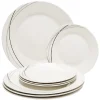 Vaisselle Et Accessoires De Table<Gifi Service à vaisselle blanc lignes courbées noires et grises 8 pièces