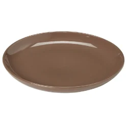 Gifi Service à vaisselle marron en faïence 18 pièces| Vaisselle Et Accessoires De Table
