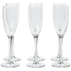 Gifi Service à verre transparent 18 pièces| Vaisselle Et Accessoires De Table