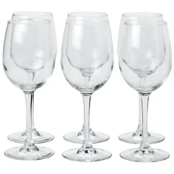 Gifi Service à verre transparent 18 pièces| Vaisselle Et Accessoires De Table