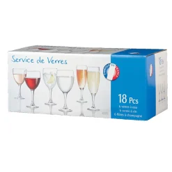 Vaisselle Et Accessoires De Table<Gifi Service 18 verres