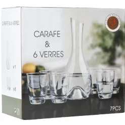 Vaisselle Et Accessoires De Table<Gifi Service 6 verres à eau et 1 carafe