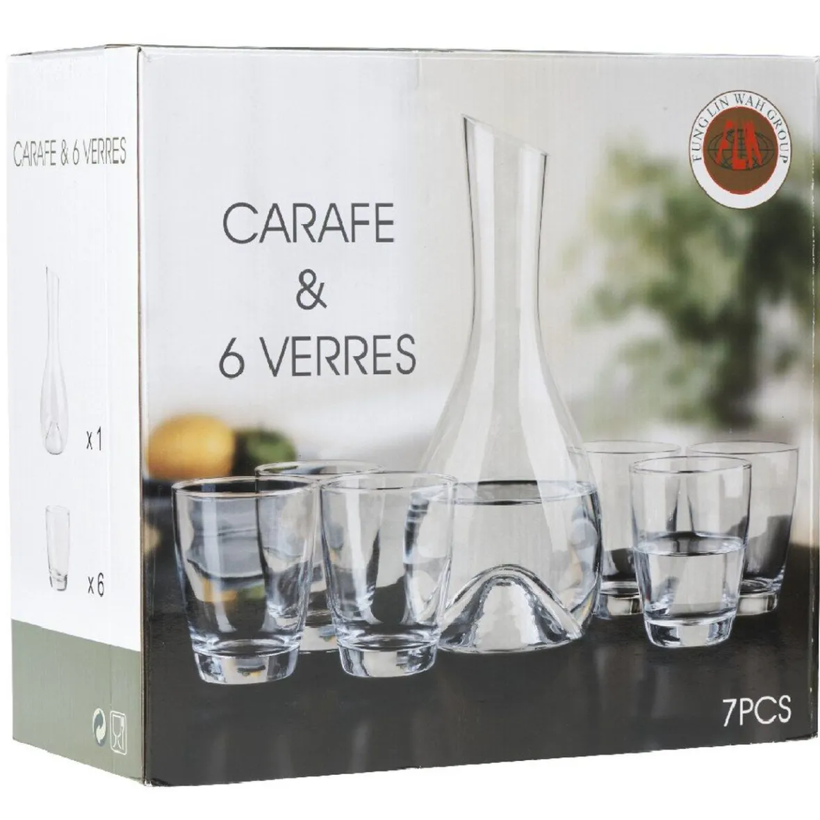 Vaisselle Et Accessoires De Table<Gifi Service 6 verres à eau et 1 carafe