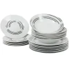 Vaisselle Et Accessoires De Table<Gifi Service de table assiettes motif lignes