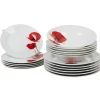 Vaisselle Et Accessoires De Table<Gifi Service de table assiettes motif coquelicots