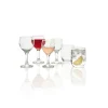 Gifi Service de verres transparents 18 pièces LAV| Vaisselle Et Accessoires De Table