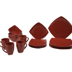 Vaisselle Et Accessoires De Table<Gifi Service vaisselle 16 pièces rouge