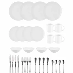 Vaisselle Et Accessoires De Table<Gifi Service vaisselle blanc complet 32 pièces