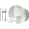Gifi Service vaisselle en porcelaine 32 pièces| Vaisselle Et Accessoires De Table