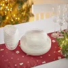 Gifi Service vaisselle en verre transparent| Vaisselle Et Accessoires De Table