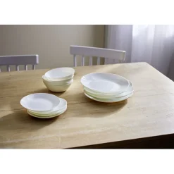 Gifi Service vaisselle opale 12 pièces| Vaisselle Et Accessoires De Table