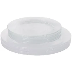 Gifi Service vaisselle transparent Louison Luminarc 12 pièces| Vaisselle Et Accessoires De Table