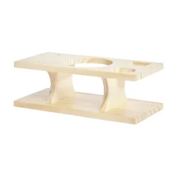 Vaisselle Et Accessoires De Table<Gifi Set à cocktail acier avec support bois 6 pièces