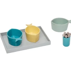 Gifi Set apéritif 10 pièces : 1 planche + 3 coupelles + 6 pics| Vaisselle Et Accessoires De Table