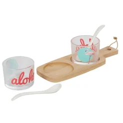 Gifi Set apéritif Aloha planche coupelle cuillère| Vaisselle Et Accessoires De Table