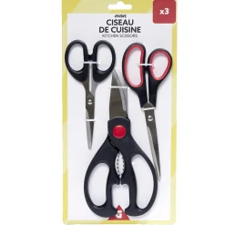 Préparation Culinaire<Gifi Set ciseaux de cuisine x3