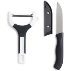 Préparation Culinaire<Gifi Set couteau et éplucheur inox et plastique - 3 modèles