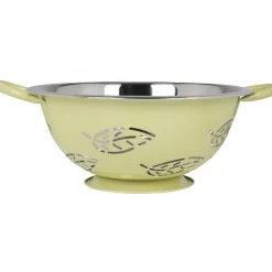 Préparation Culinaire<Gifi Set passoire, saladier, porte-ustensiles vert design feuille