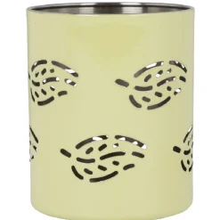 Préparation Culinaire<Gifi Set passoire, saladier, porte-ustensiles vert design feuille