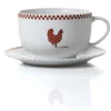 Vaisselle Et Accessoires De Table<Gifi Set petit déjeuner en porcelaine design poule