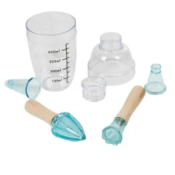 Gifi Shaker à cocktail plastique et bois| Vaisselle Et Accessoires De Table