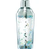 Gifi Shaker gris et transparent avec paillettes| Vaisselle Et Accessoires De Table