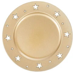 Vaisselle Et Accessoires De Table<Gifi Sous assiette décoration doré bordure étoiles