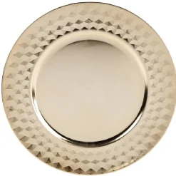 Vaisselle Et Accessoires De Table<Gifi Sous assiette plastique doré effet diamant