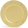 Gifi Sous assiette ronde doré Ø33cm rebord flocon| Vaisselle Et Accessoires De Table
