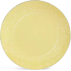Gifi Sous assiette ronde doré et blanc Ø33cm| Vaisselle Et Accessoires De Table
