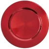 Gifi Sous assiette ronde rouge| Vaisselle Et Accessoires De Table
