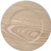 Gifi Sous assiette style bois forme ronde| Vaisselle Et Accessoires De Table