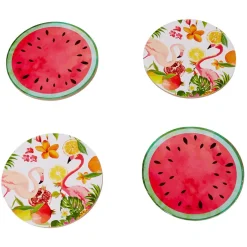 Gifi Sous verre décor exotique X 4| Vaisselle Et Accessoires De Table