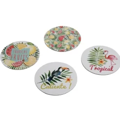 Vaisselle Et Accessoires De Table<Gifi Sous verre design tropical x6