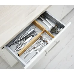 Rangement De Cuisine<Gifi Séparateur extensible de tiroir bambou naturel x2