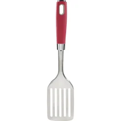 Préparation Culinaire<Gifi Spatule ajourée en inox avec manche en polypropylène rouge