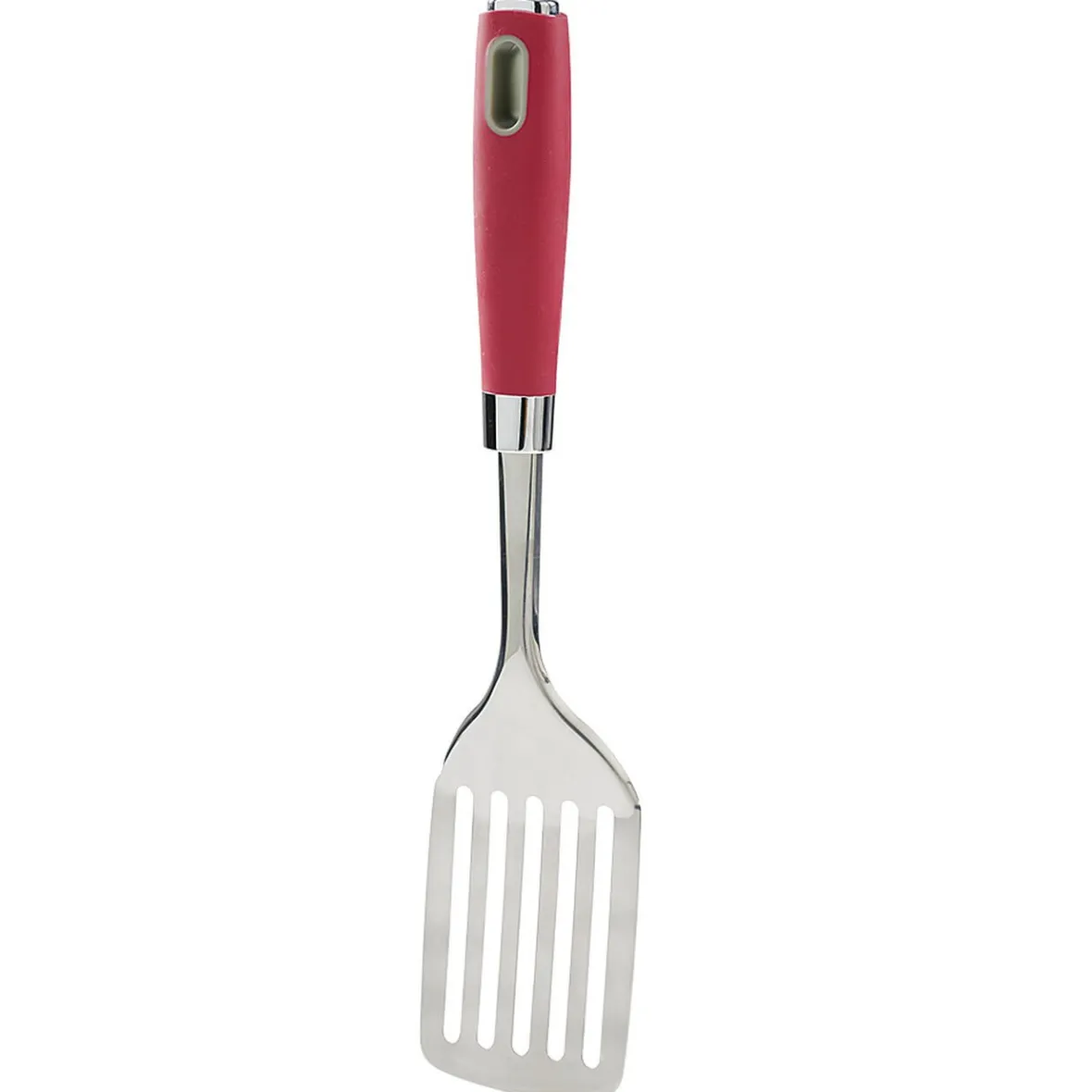 Préparation Culinaire<Gifi Spatule ajourée en inox avec manche en polypropylène rouge