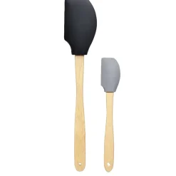 Préparation Culinaire<Gifi Spatule en silicone avec manche en bois x2